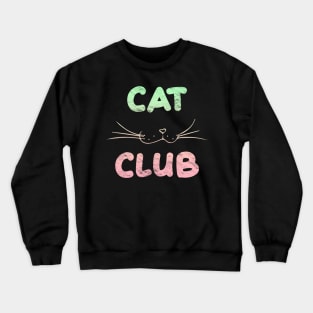 Cat Club - Cream Crewneck Sweatshirt